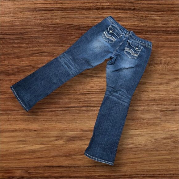 Loop 18 Denim Straight Leg Stretch Jeans Plus Size - Picture 3 of 6